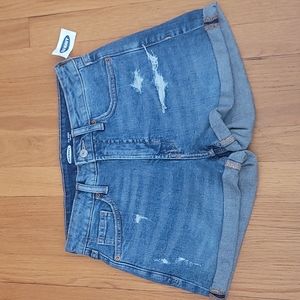 Old Navy High-waist Ripped Jean Shorts